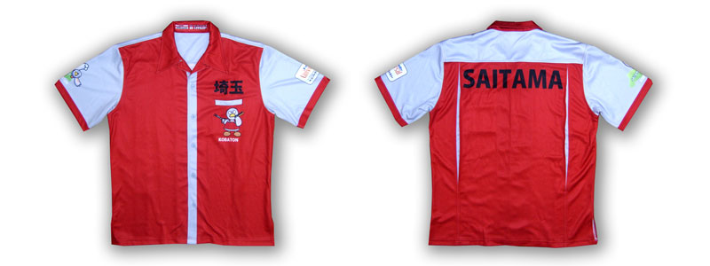 埼玉県理容組合様のボーリングシャツ