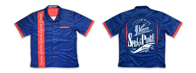 喜田製作所様のボーリングシャツ