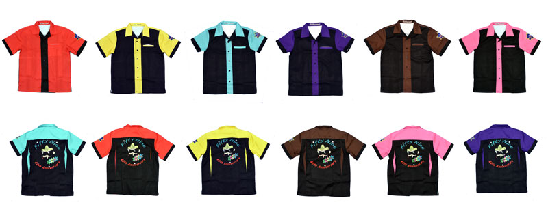 フィフティーナイン理容室様のボーリングシャツ