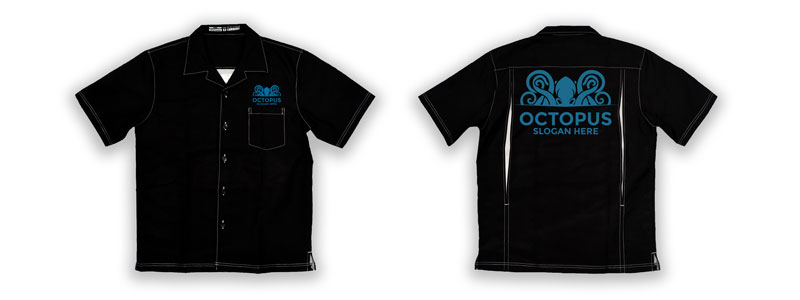 オクトパス様のボーリングシャツ