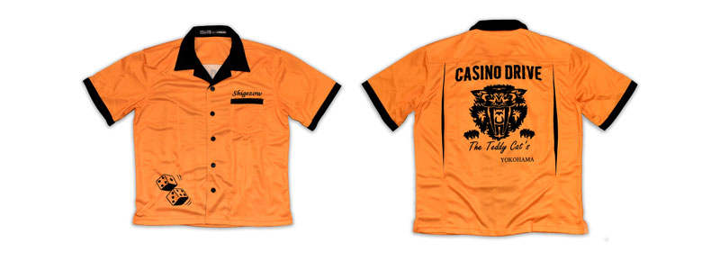 CASINO DRIVEのボーリングシャツ