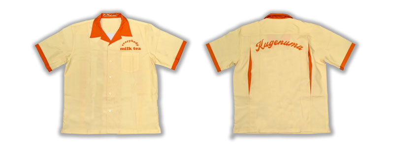 鵠沼カフェミルクティー様のボーリングシャツ