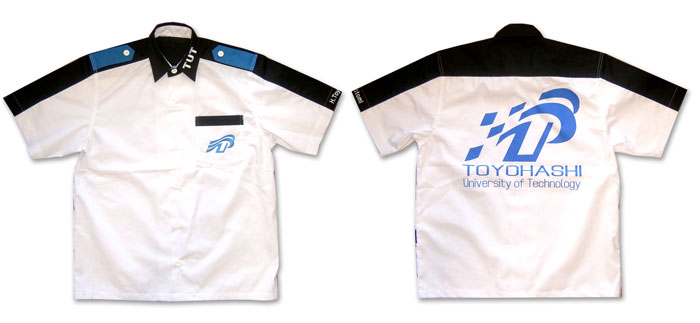 豊橋技術科学大学自動車部様のピットシャツ