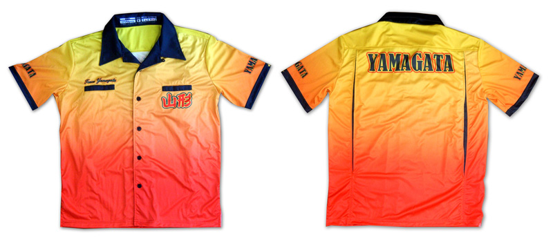 山形県理容組合様のピットシャツ