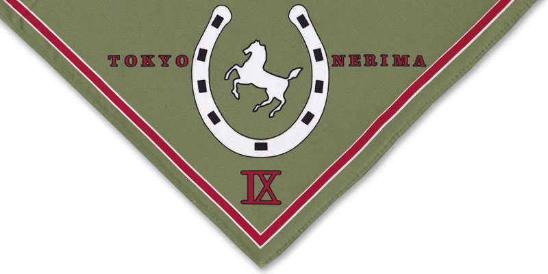 ボーイスカウト練馬第9団様のコットン100％ネッカチーフ