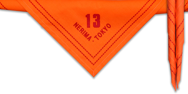 練馬第13団のプリントネッカチーフ
